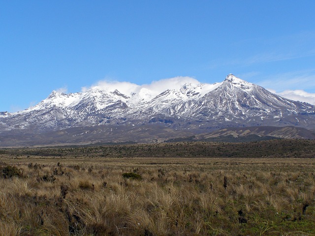 monte, ruapehu, nueva zelanda