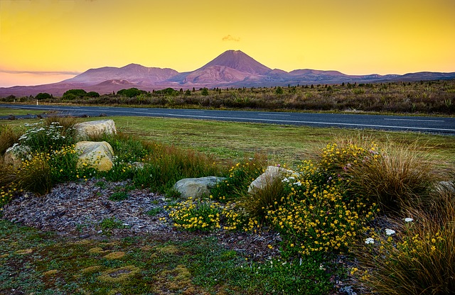 tongariro, volcán, señor anillos